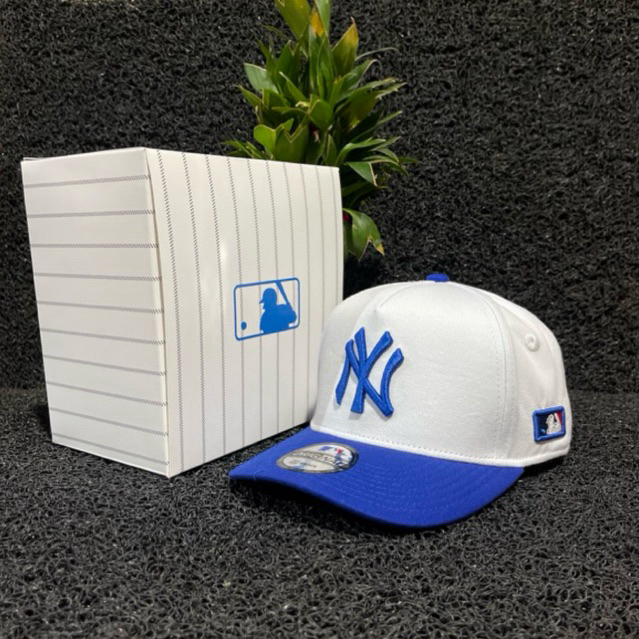 Topi Baseball New York NY Blue White MLB Premium
