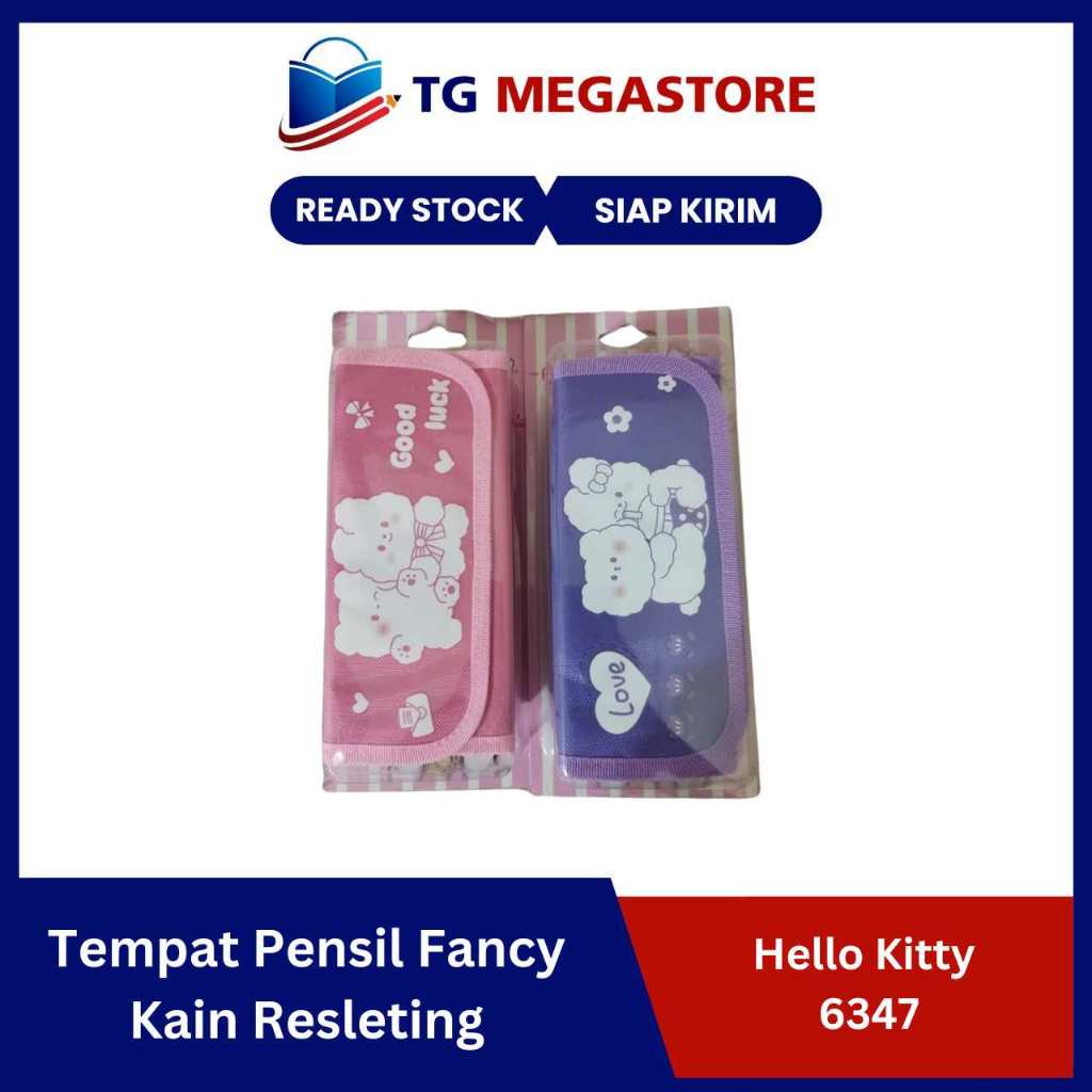 

Tempat Pensil Fancy Kain Resleting Hello Kitty 6347