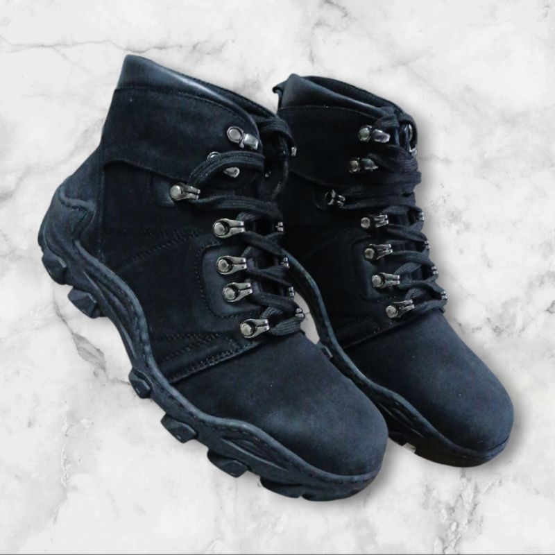 Sepatu Boots Pria kulit asli original JIM JOKER OSLO O2B HITAM