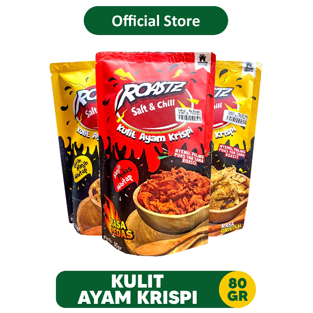

Kulit Ayam Krispi Orignal Spicy 80gr | Oleh Oleh Khas Batu Malang - 549001