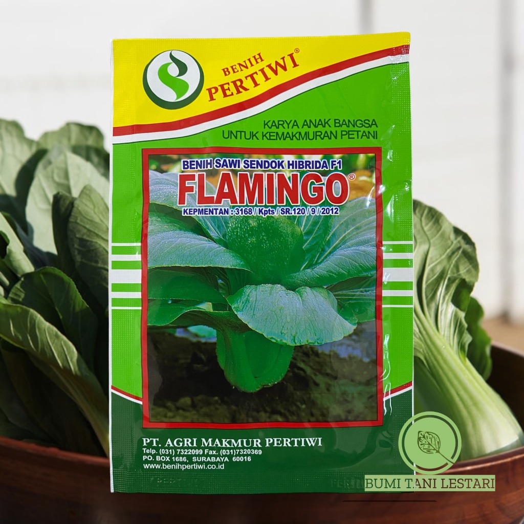 Benih Sawi Sendok FLAMINGO 10GR | Benih Pakchoy  FLAMINGO PERTIWI