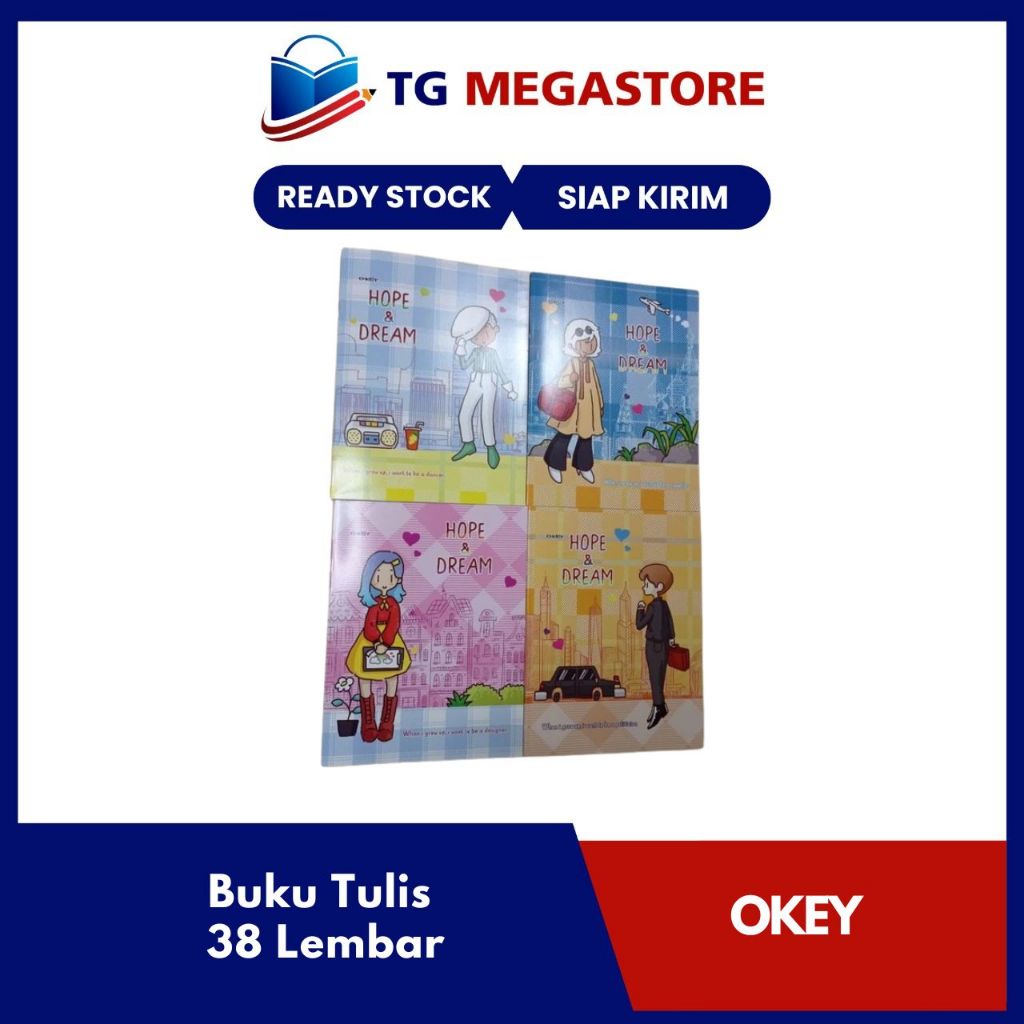 

Buku Tulis OKEY 38 Lembar