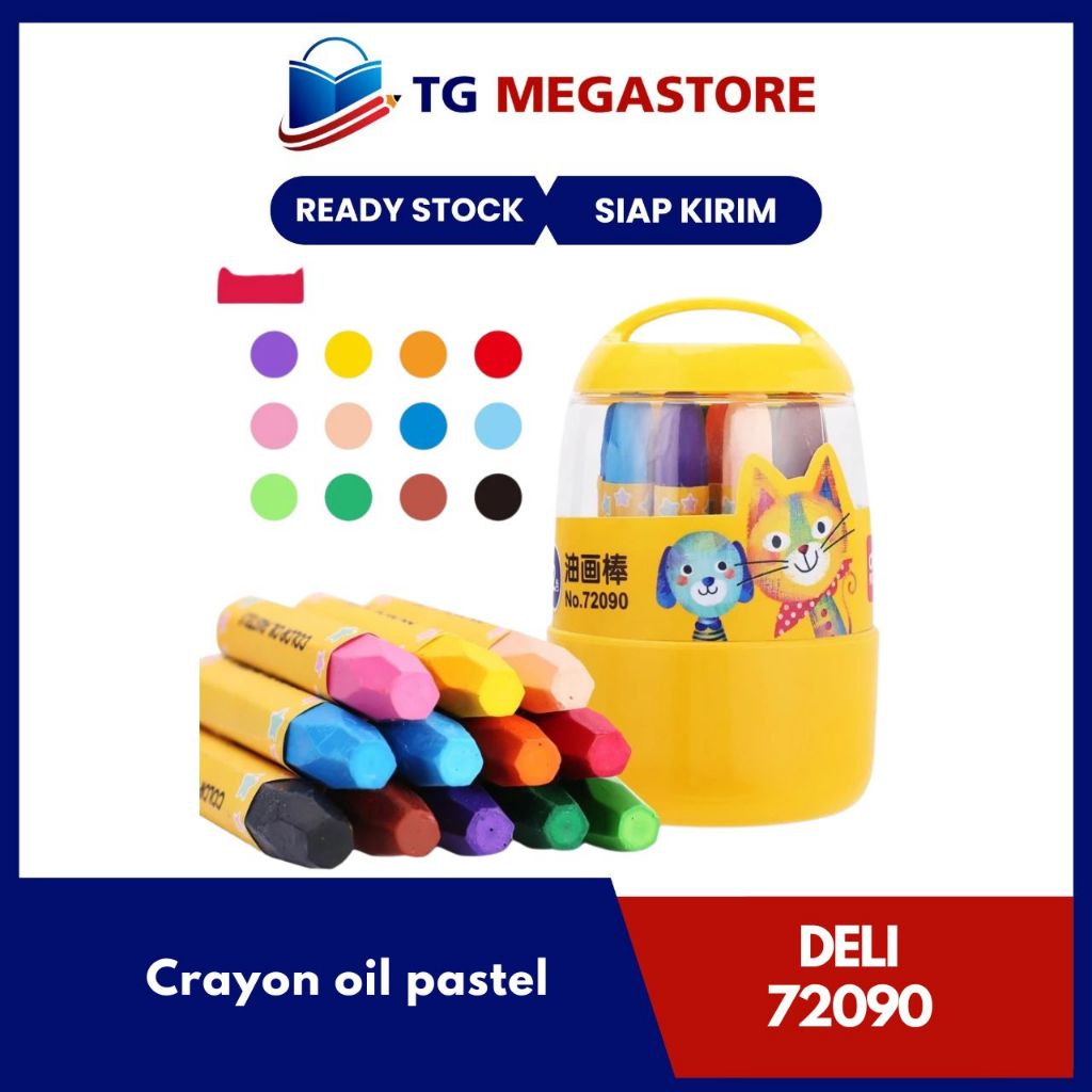

Crayon oil pastel deli isi 12 - 72090