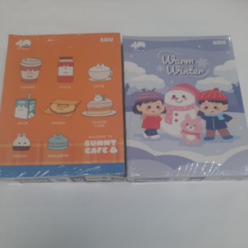 

Buku tulis sidu isi 38 lembar/1 pak isi 10 buku