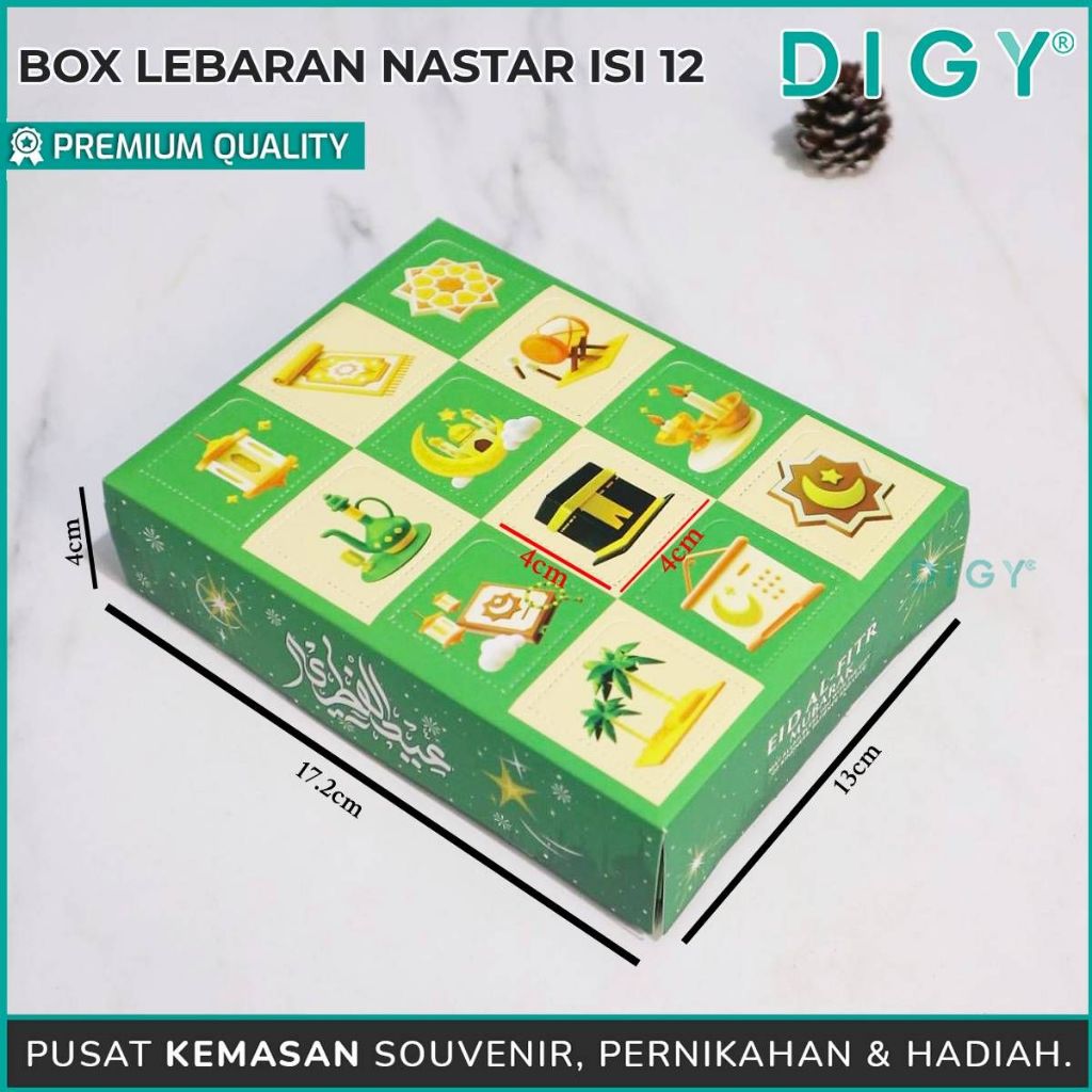 

Box Nastar ISI 12 / Dus Box Bingkisan Motif Lebaran/ Kotak Permen Coklat / Box Hampers Kue Nastar / Kotak Kue Idul Fitri