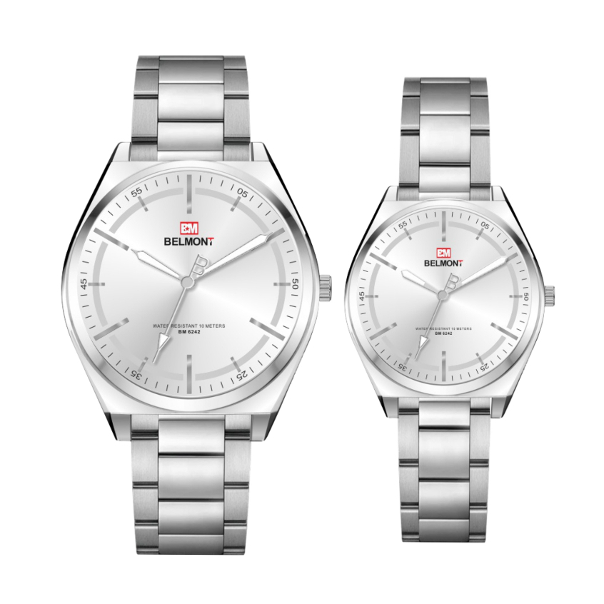 [BELMONT] Jam Tangan COUPLE Rantai Belmont BM 6244 Analog