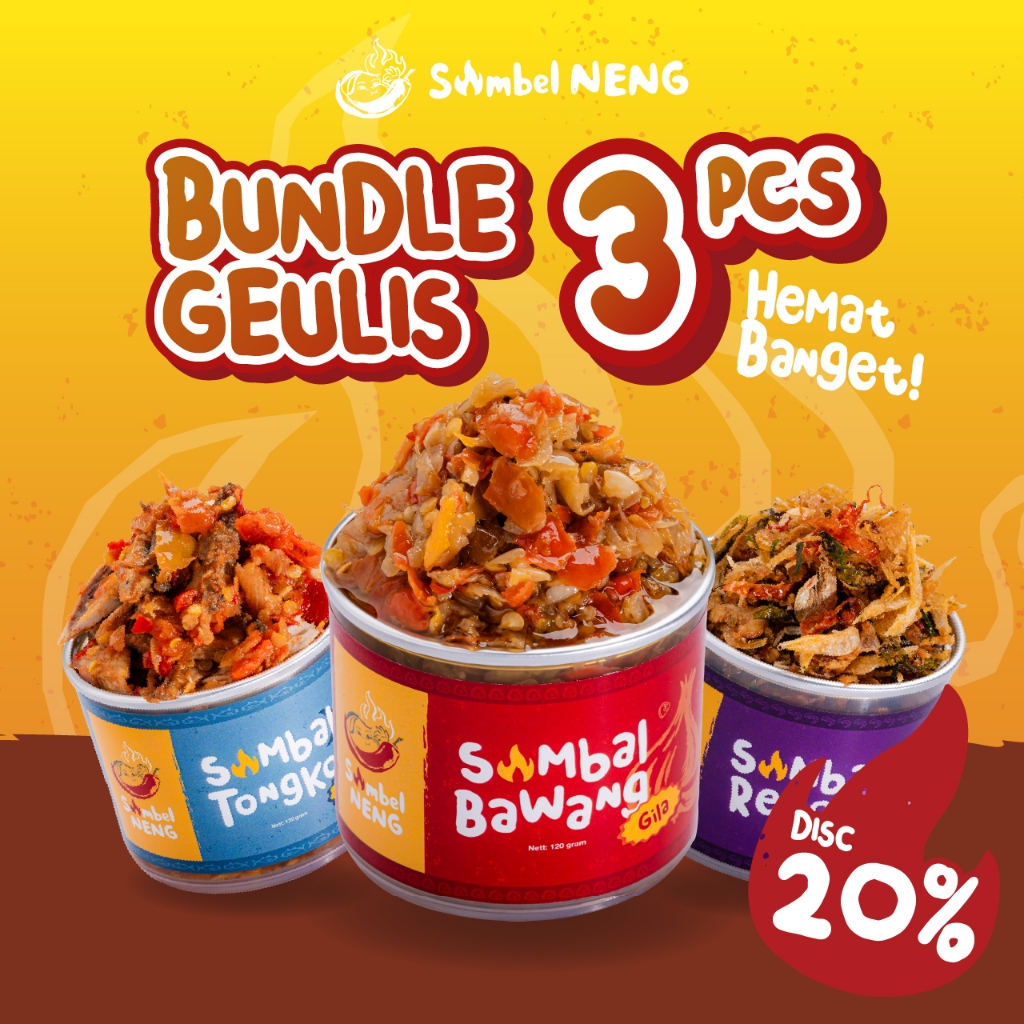 

Sambel Neng-Paket HEMAT Bundling Geulis 3 Varian