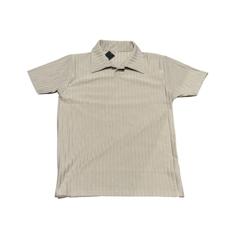 Kaos Polo Shirt Garis-Garis