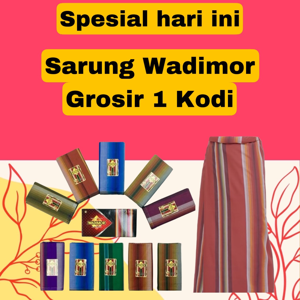 Sarung Wadimor Grosir 1 Kodi 20 Pcs