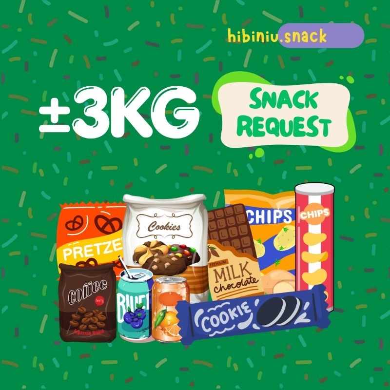 

[HIBINIU] ETA SNACK REQUEST 3KG BACA DESKRIPSI YAA