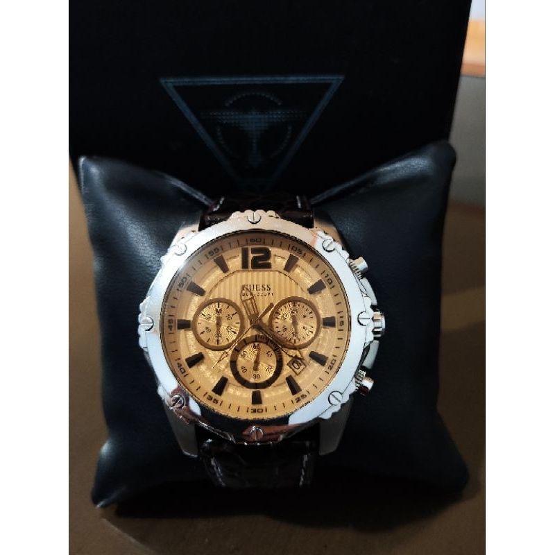 Jam Tangan Pria Guess Ori W0166G2 Preloved