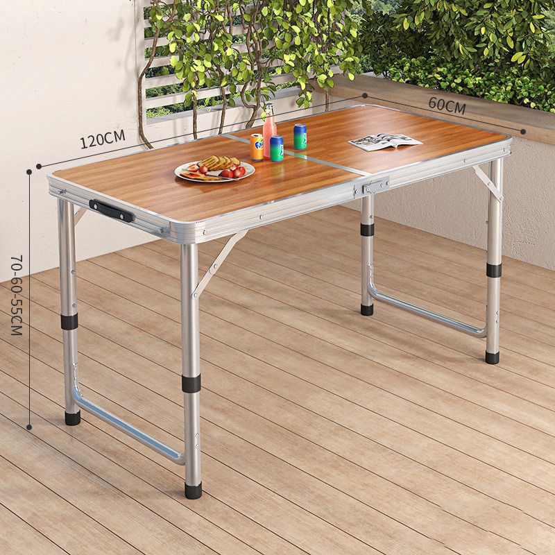 Meja lipat Portabel /Meja lipat kaki bulat / meja lipat