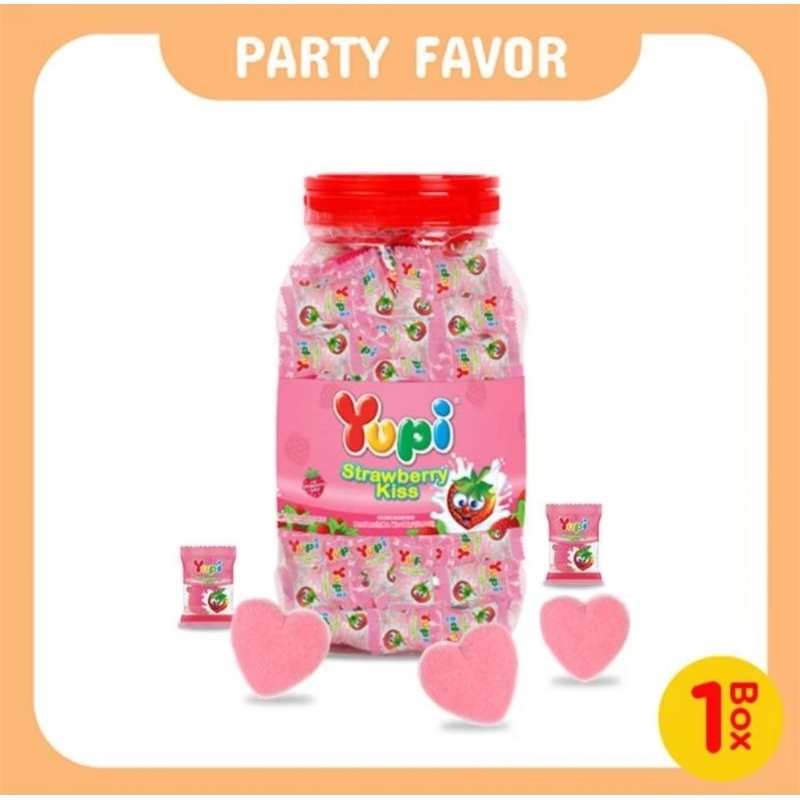 

Yupi Strawberry Kiss Jar 300g