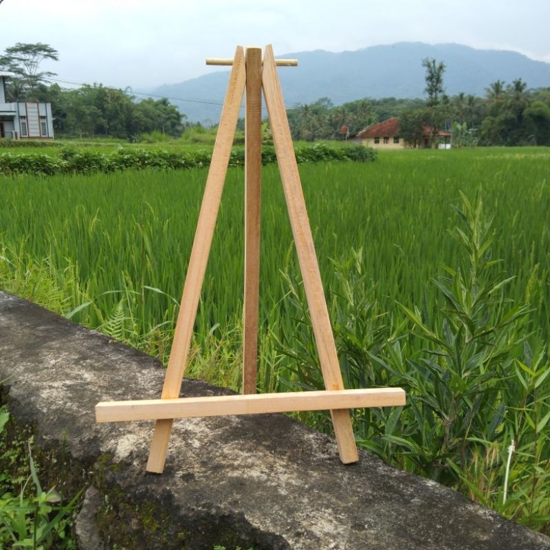 

Mini Easel Stand tripod Kayu Stan Pigura 30x18
