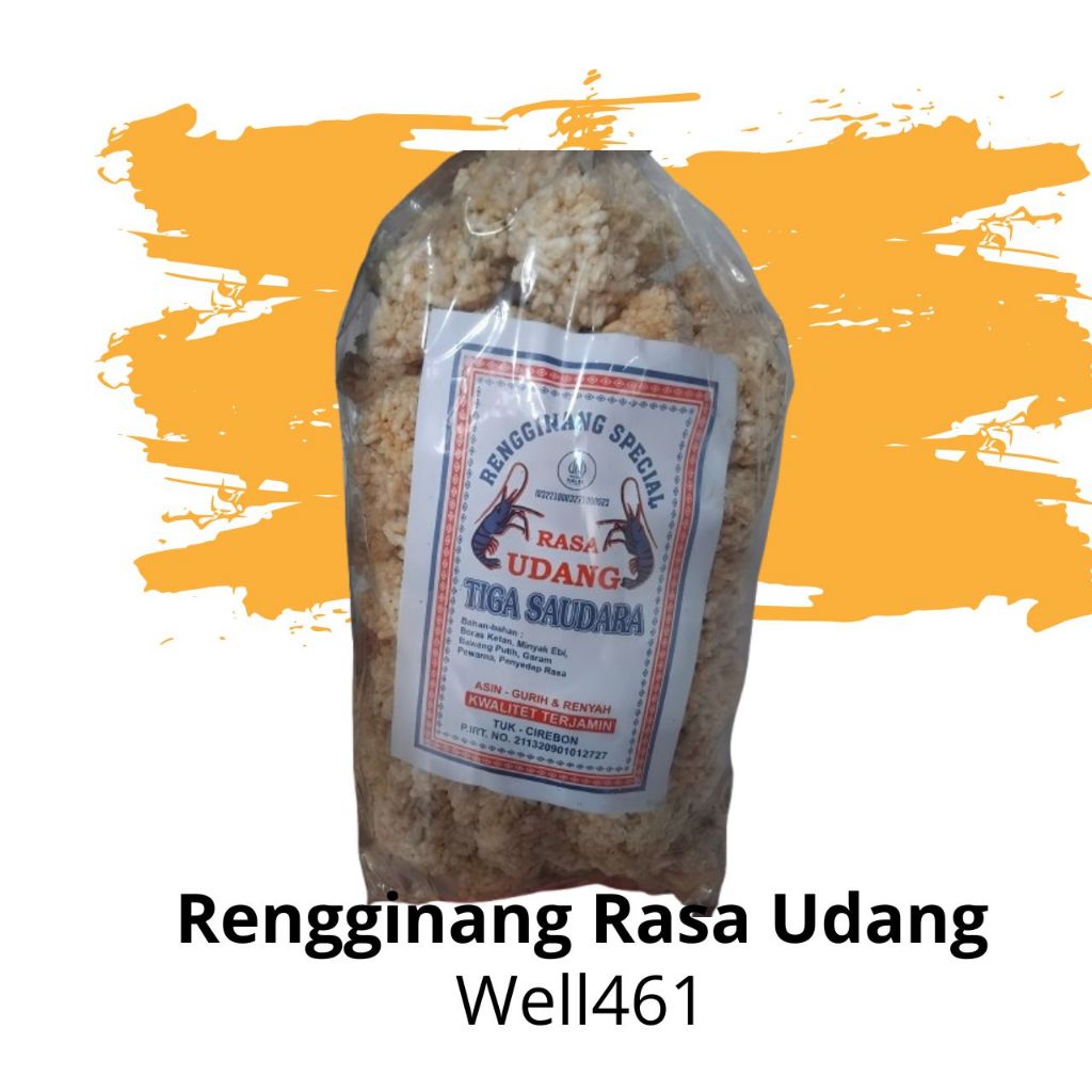 

TIGA SAUDARA RENGGINANG SPESIAL RASA UDANG 1KG BISA COD (WELL)