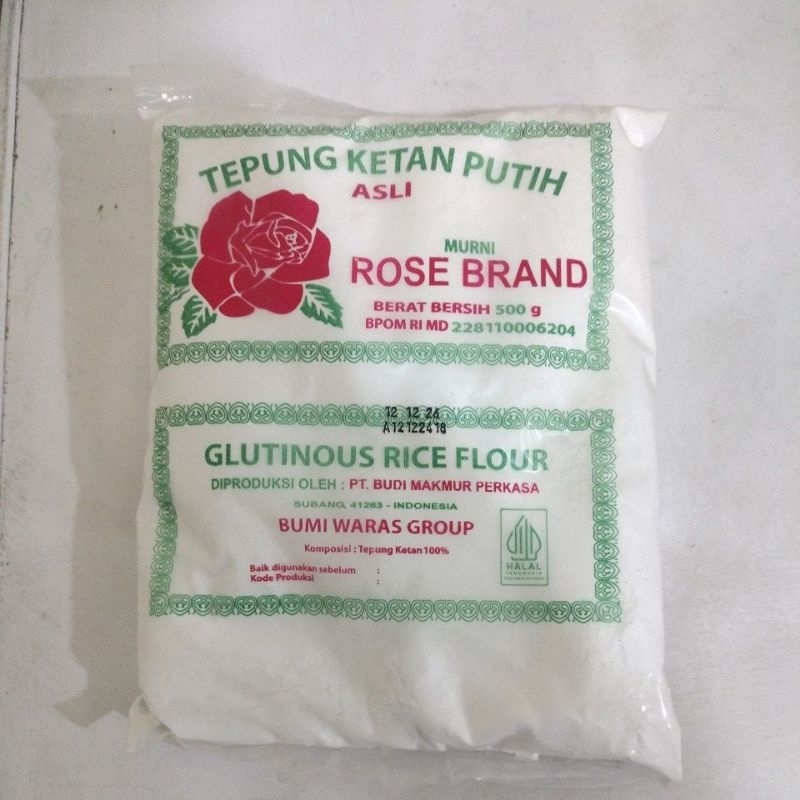 

Tepung Ketan Putih Asli Rose Brand Glutinous Rice Flour