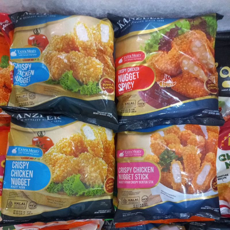 

Kanzler Crispy Chicken Nugget Naget Ayam Krispi Premium 450g