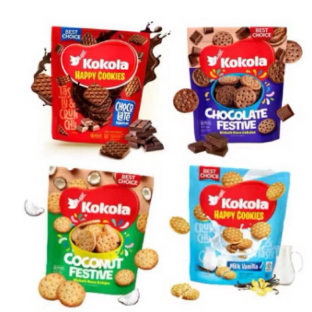 

BISKUIT COOKIES KOKOLA POUCH 300gr