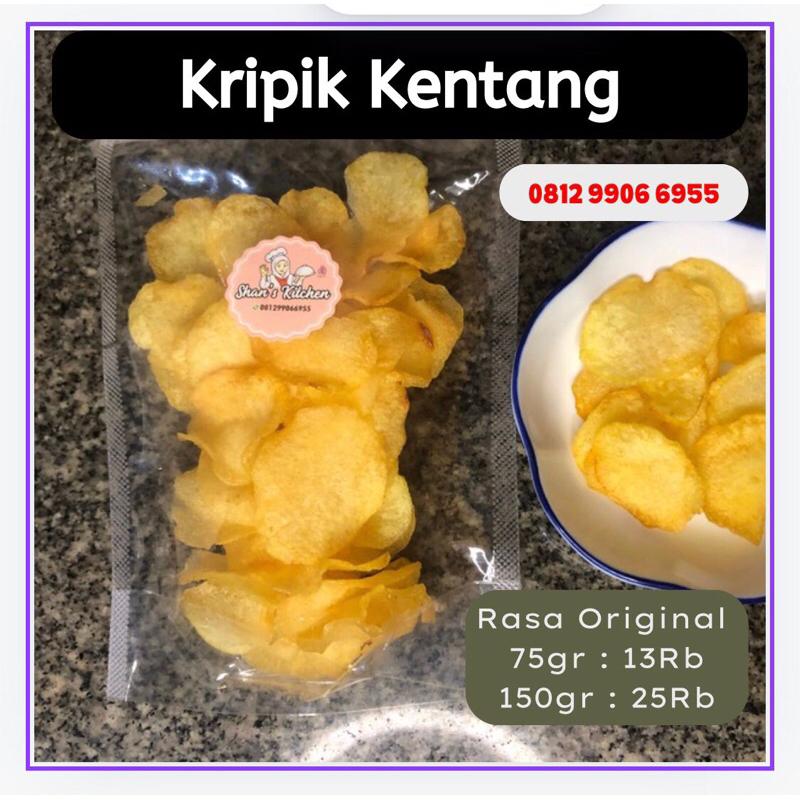 

Kripik kentang original & Spicy Fresh Dieng