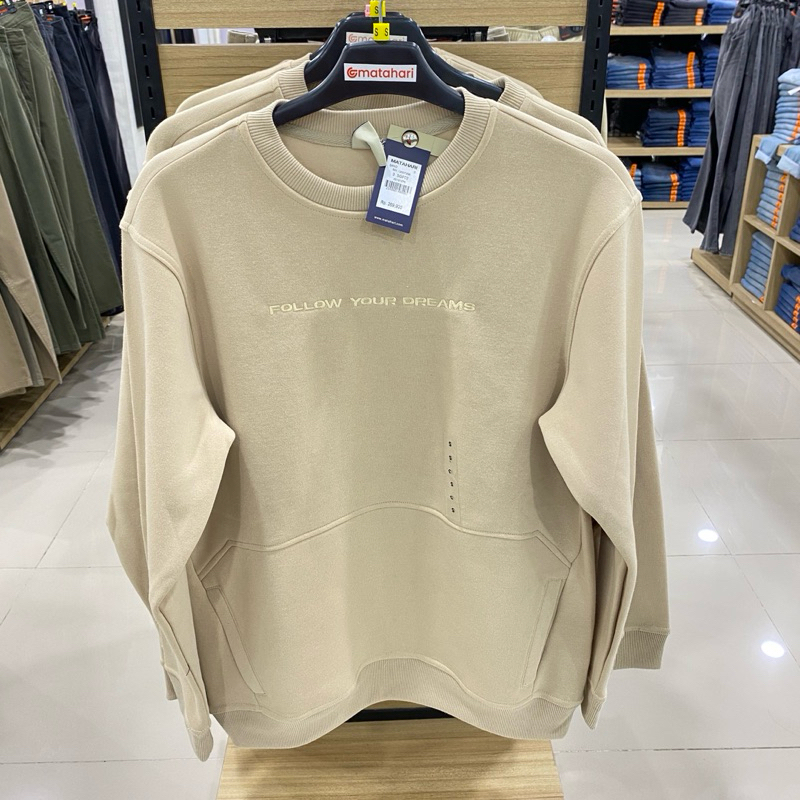 NEVADA crewneck pria | sweater bahan tebal