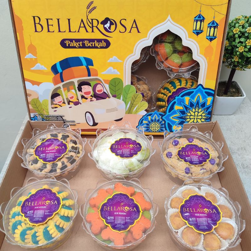 

Bellarosa Paket Berkah / Hampers Lebaran / Parcel Kue Kering Idul Fitri / Ramadhan / Puasa