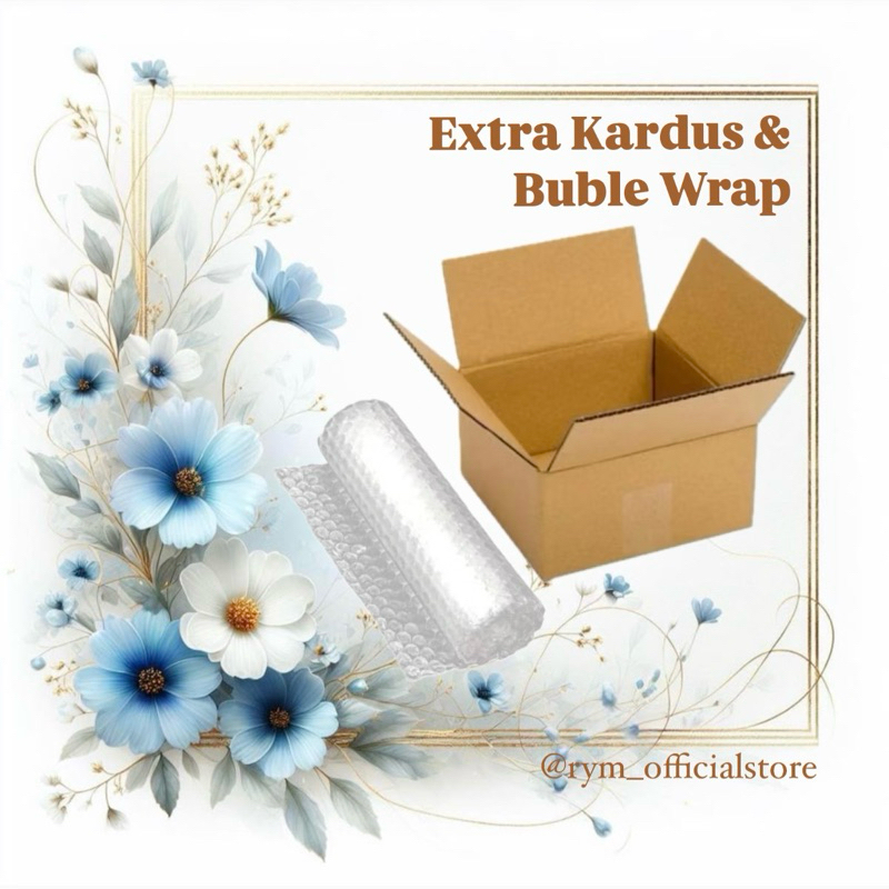 

Ekstra Kardus Packing dan Buble Wrap