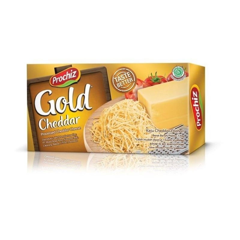

Keju Prochiz Gold Cheddar 160 g