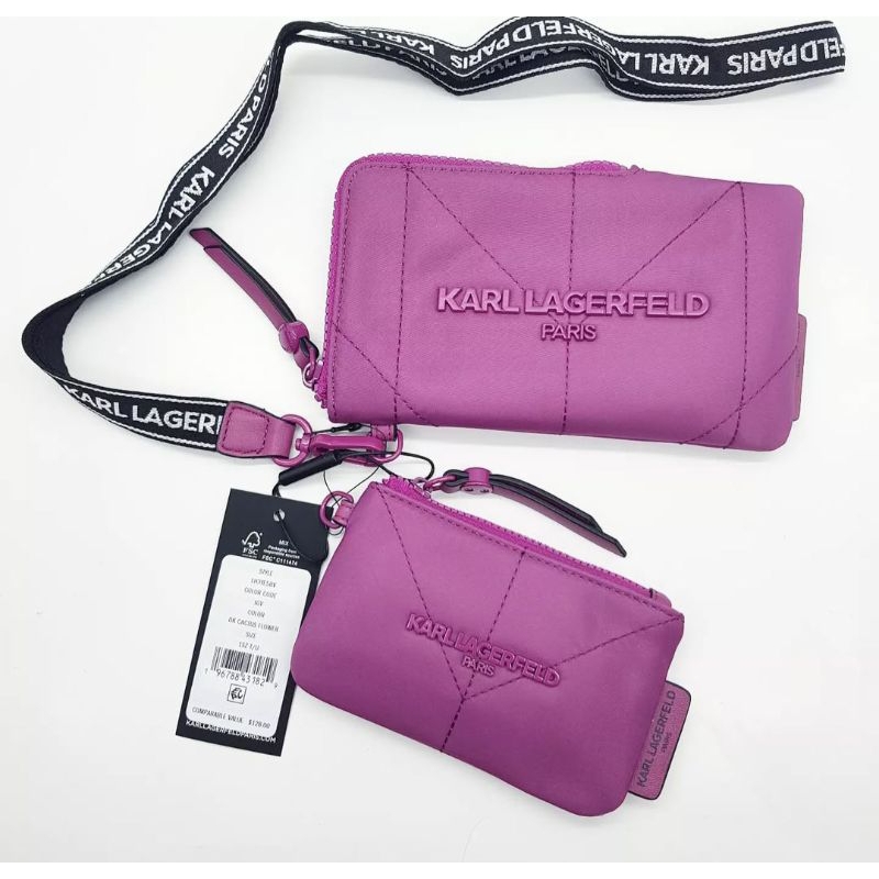 

Karl Lagerfeld KL Pouch Lanyard Nwt Original