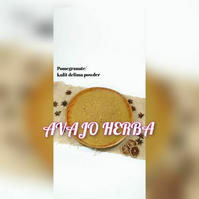 

BUBUK POWDER POMEGRANATE KULIT DELIMA 500 GRAM