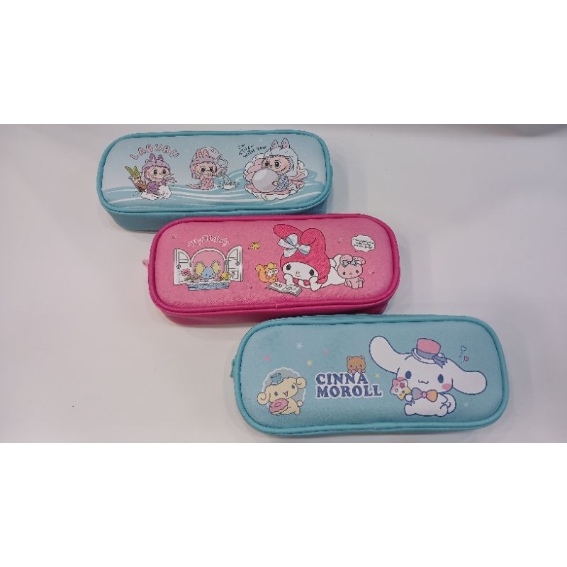 

Tempat Pensil Anak Cewek Labubu Cinamoroll Melody Pencil Case Bahan Kain Anri Air