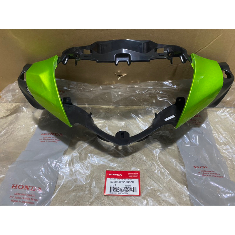 53205-KYZ-900ZD batok lampu depan honda supra x125 helm in original HIJAU ahm honda