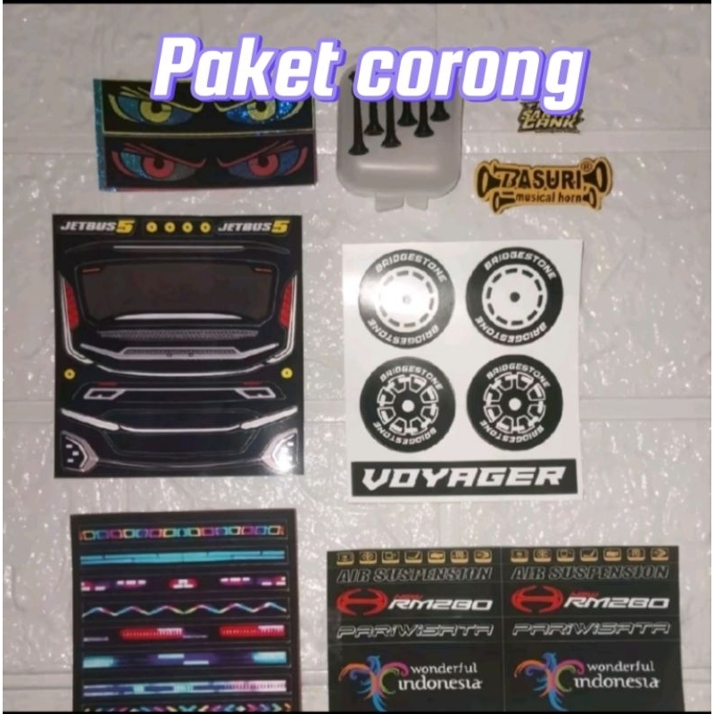 Paket Miniatur corong basuri