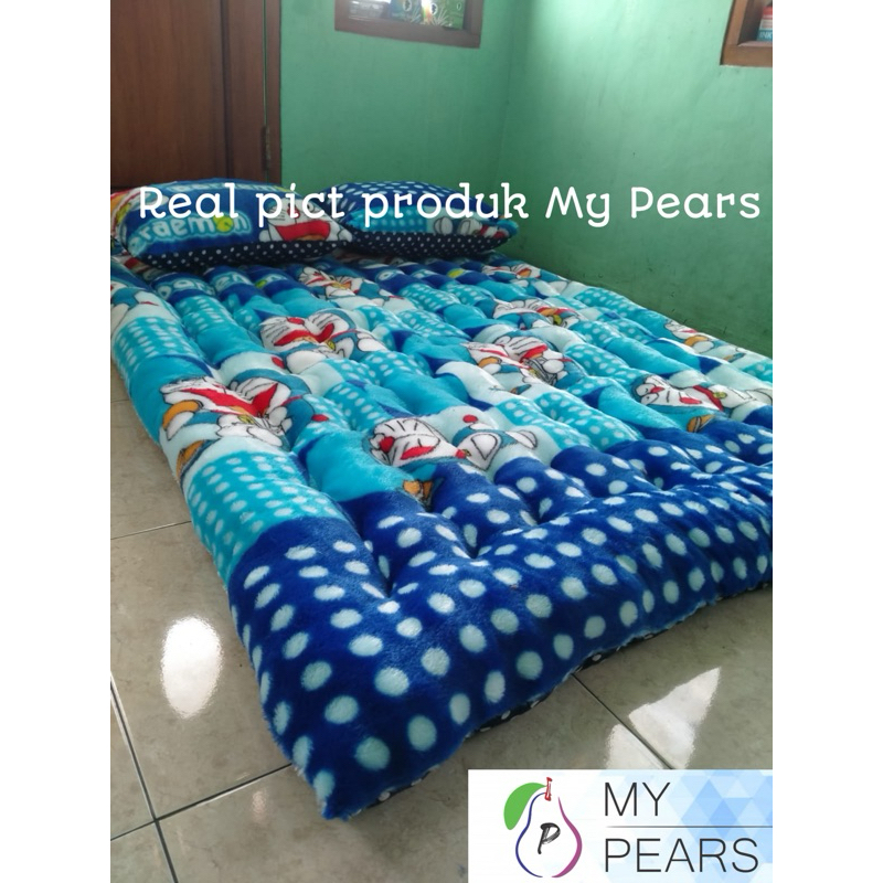 MYPEARS - Kasur Lantai bulu motif - Kasur santai depan tv - Matras - mattress - kasur 2 orang - kasu