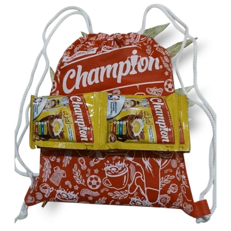 

ENERGEN CHAMPION 1 RENCENG 10pcs + GRATIS 1 TAS SERUT