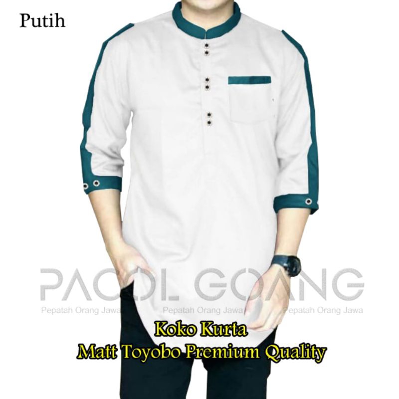 Koko kurta zaka Koko pri dewasa lengan 3/4