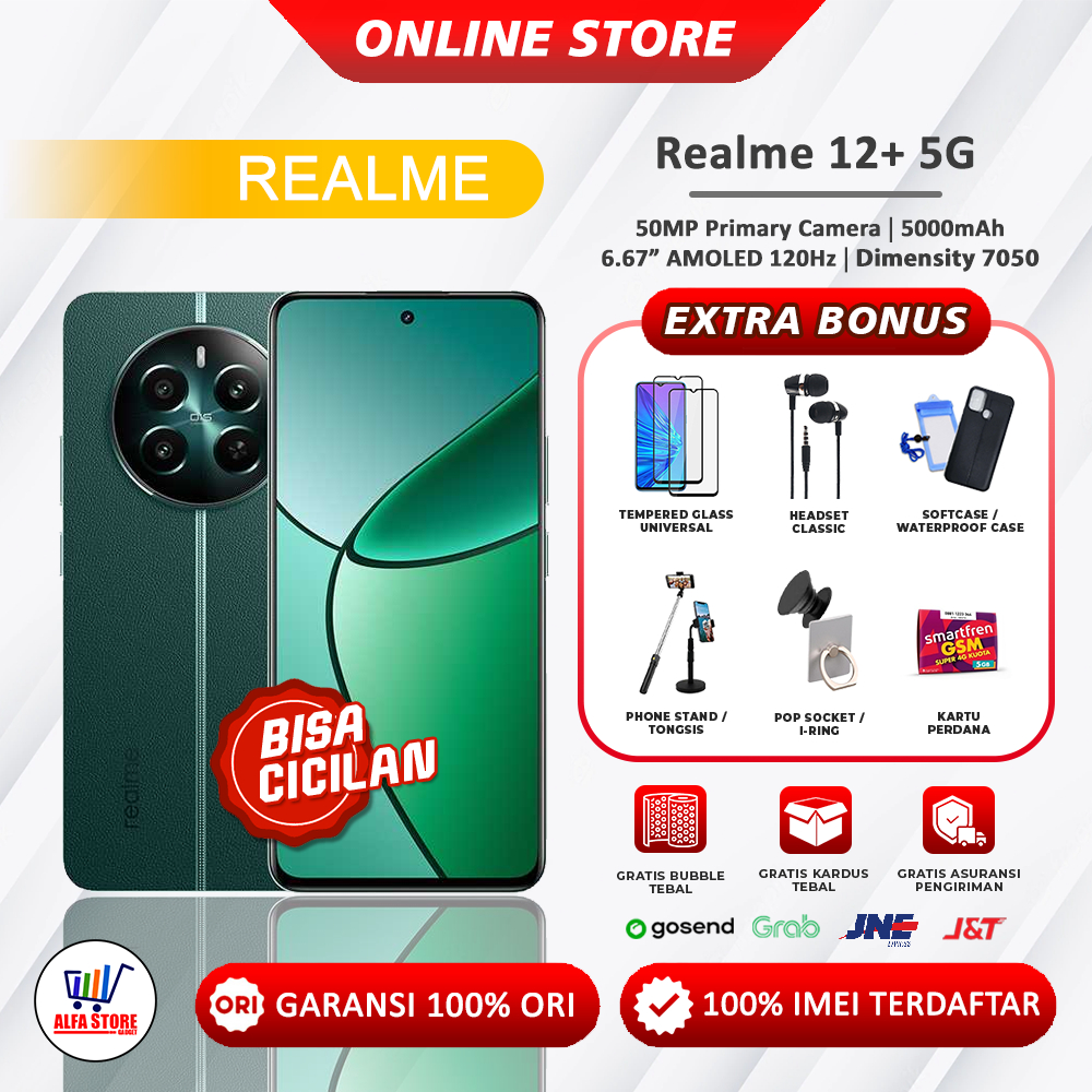 Realme 12plus 5G ram 12/512gb realme 12+ 5G ram 12/512gb ram 8/256gb garansi resmi