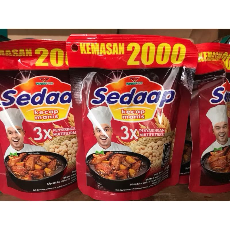 

KECAP SEDAAP KEMASAN 2000AN ISI 5PCS MURAH TERLARIS