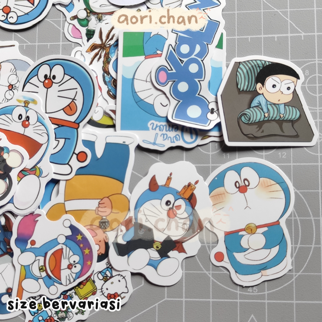 

[aori.chan) Stiker Box isi 60pcs - Sanrio Doraemon