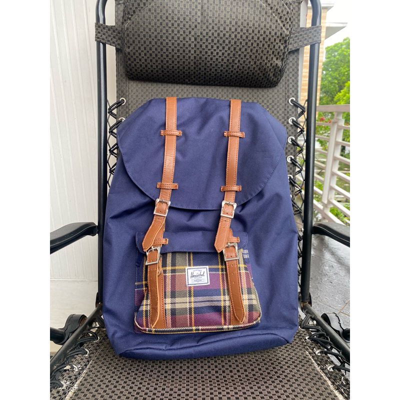 Tas Backpack Herschel Little America Peacoat 25L