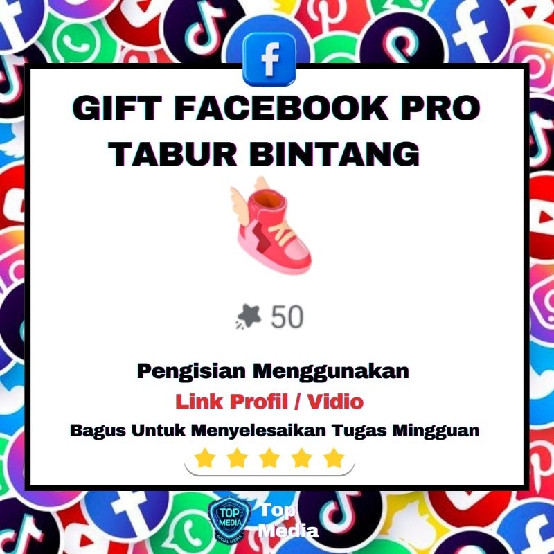 Gift Bintang Facebook Profesional - Spesial Banget