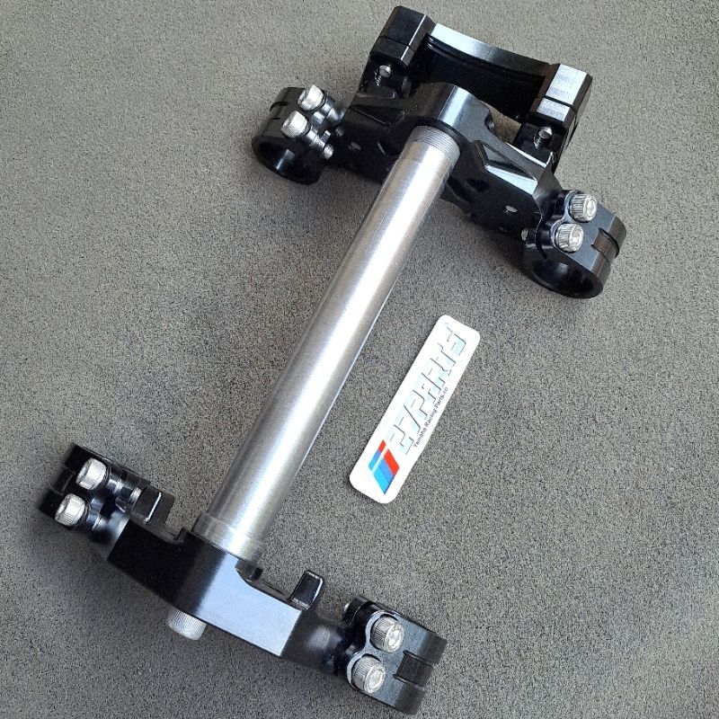 SEGITIGA TRIPLE CLAMP ATAS BAWAH RX KING HITAM CNC AS 30 BY TK PRO SEGITIGA ATAS BAWAH CNC RX KING B