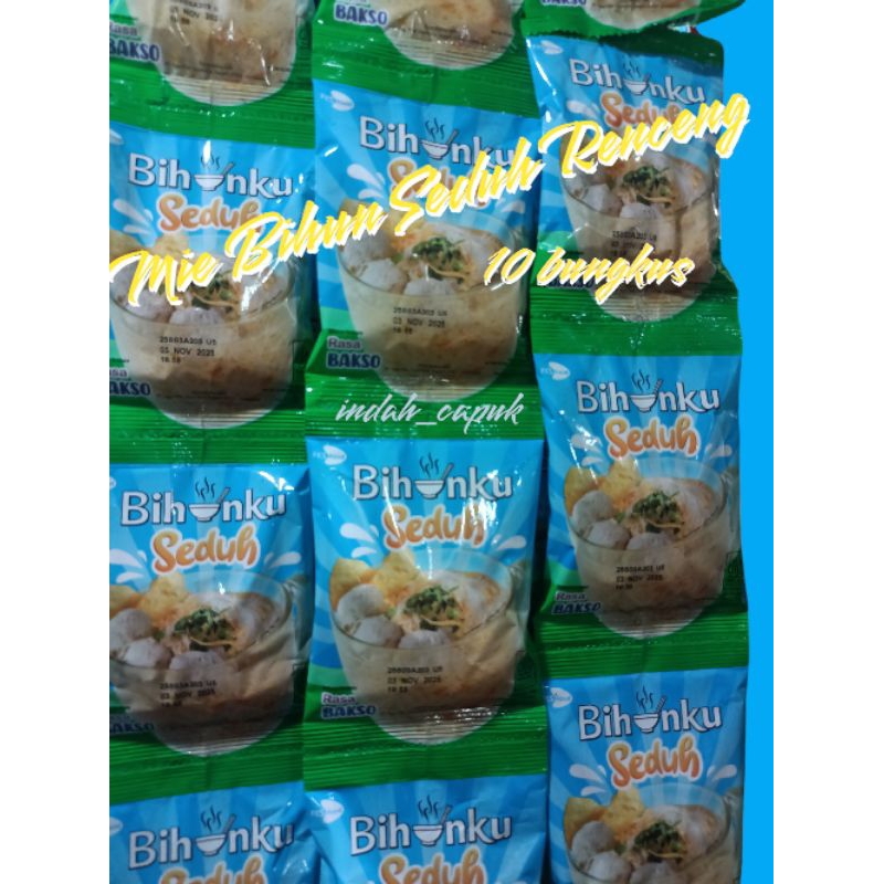 

Mie Bihun Seduh Renceng isi 10 sachet