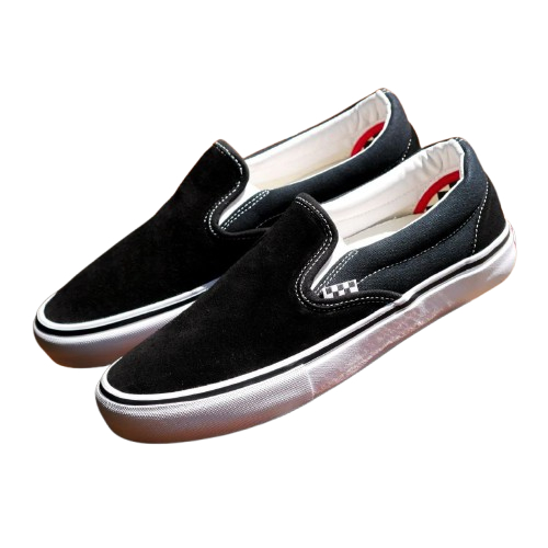 Vans Slip On Skateboarding Black White