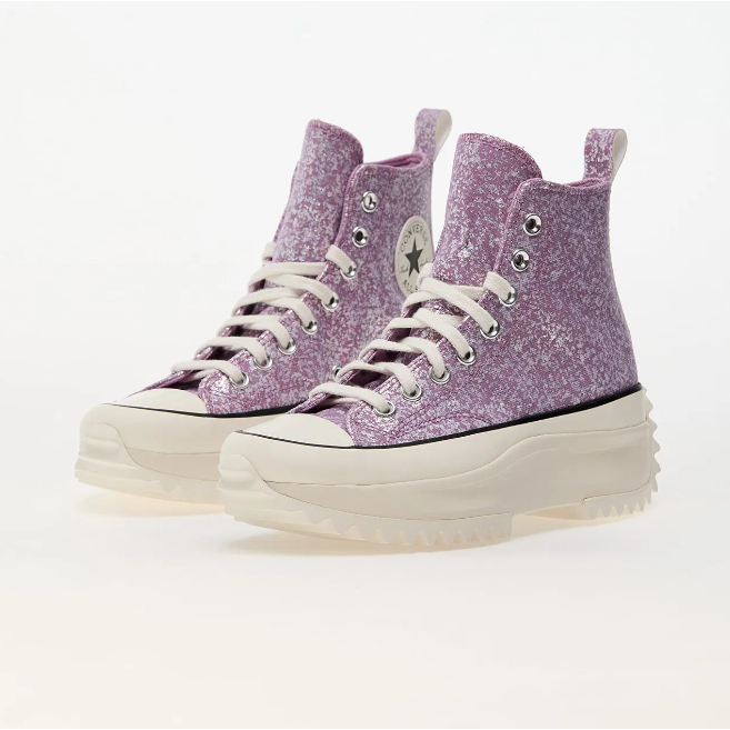 Converse Run Star Hike Platform Glitter Sparkle Shimmer Shine Cosmic Hi Amethyst
