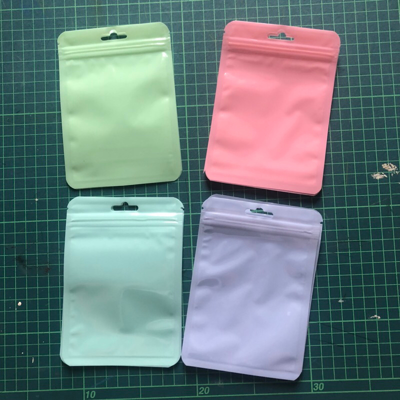 

10pcs| Plastik Zip Lock Macaron Aksesoris Plastik Klip