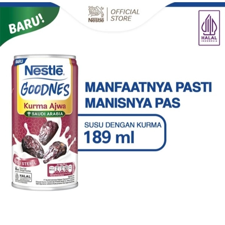 

Nestle Goodnes Kurma Ajwa Saudi Arabia 189 ml