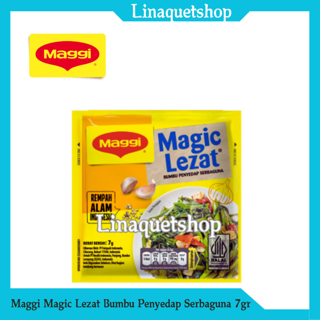 

MAGGI Magic Lezat Bumbu Penyedap Serbaguna 7gr (12 Pcs)