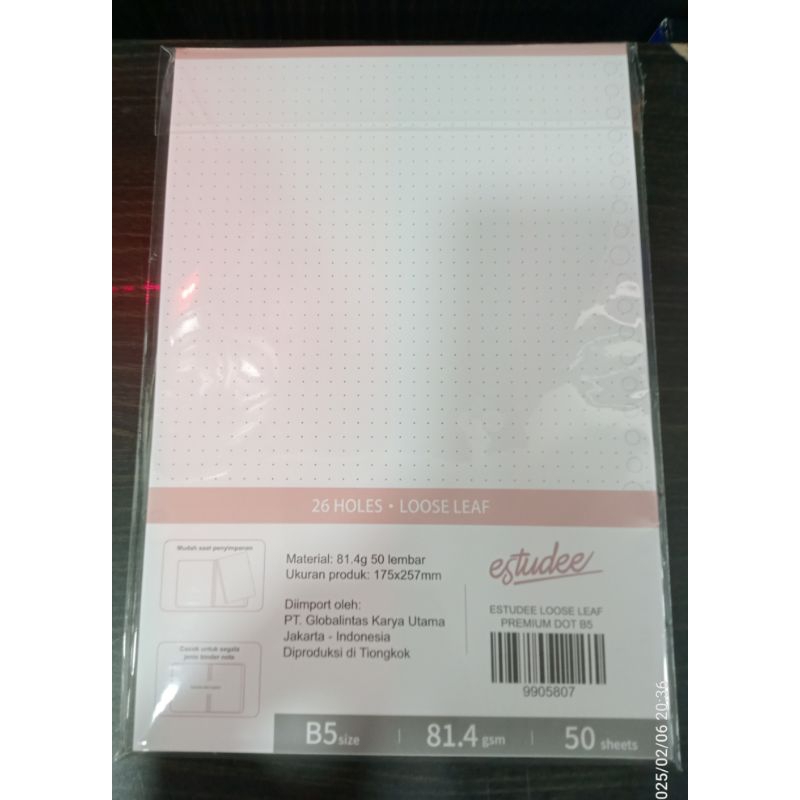 

Estudee loose leaf premium -Dot B5