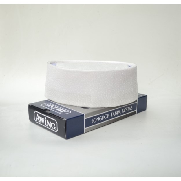 Awing Songkok Putih / Peci Awing Lahore Putih Awing Asli Original