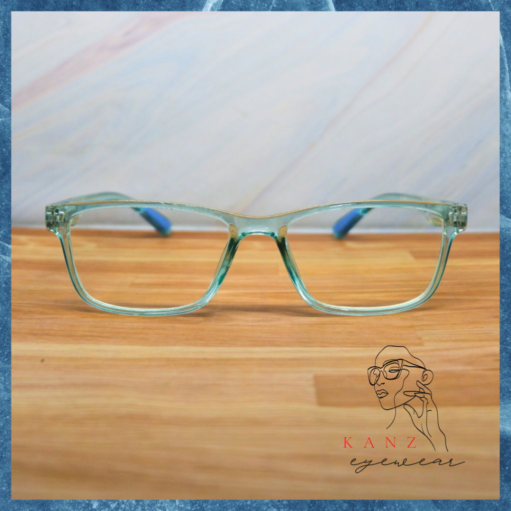 Kacamata Anti Radiasi Normal Wanita Pria Blueray Persegi Korea Premium Ori